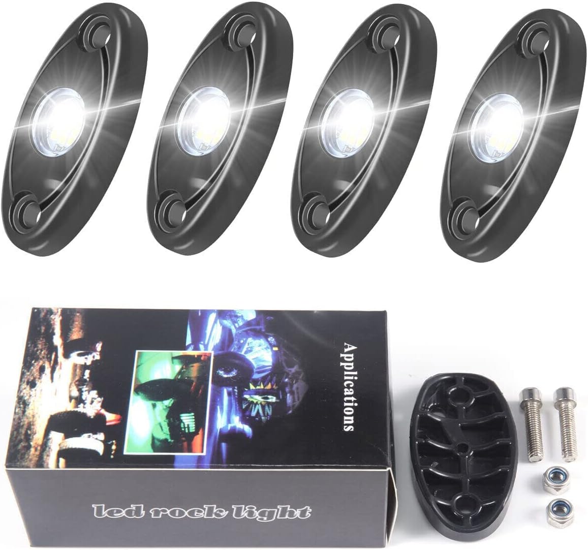 120Pods – Luces LED blancas de neón para coche, camión, ATV, SUV, luz brillante debajo del cuerpo, iluminación de guardabarros