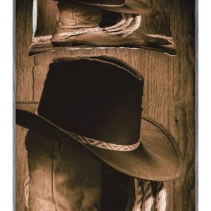 Ambesonne Juego de sábanas bajeras y fundas de almohada occidentales, sombrero de vaquero con temática del salvaje oeste y cuerda de ganadería vieja Ambesonne Juego de sábanas bajeras y fundas de almohada occidentales, sombrero de vaquero con temática del salvaje oeste y cuerda de ganadería vieja