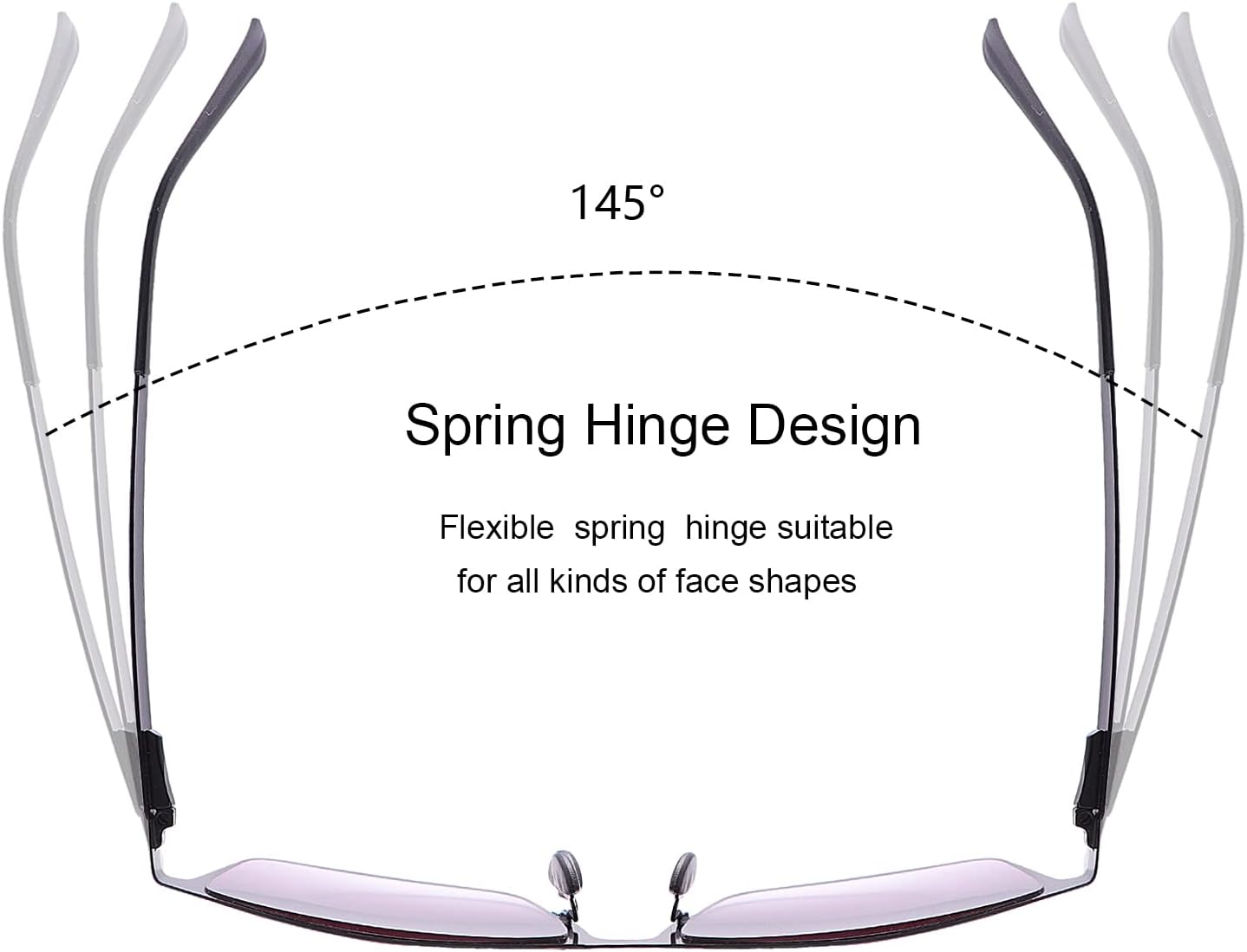YIMI Lentes de lectura de lente completa para hombres y mujeres, bisagras de resorte, protección UV400, lectores solares, computadora anti luz azul