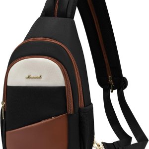 LOVEVOOK Bolso bandolera para mujer, mochila cruzada convertible, mochila de senderismo, bolsa de pañales pequeña resistente al agua, LOVEVOOK Bolso bandolera para mujer, mochila cruzada convertible, mochila de senderismo, bolsa de pañales pequeña resistente al agua,