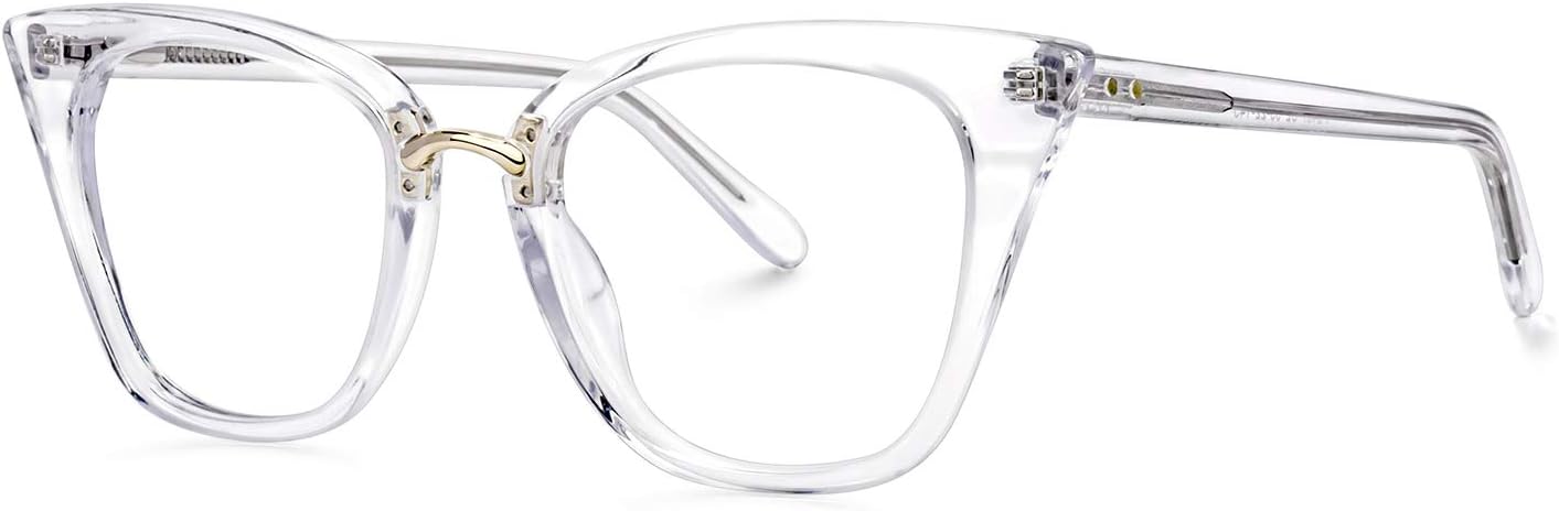 Zeelool Gafas de bloqueo de luz azul ojo de gato para mujer 100% protección UV400 Martha FA0457