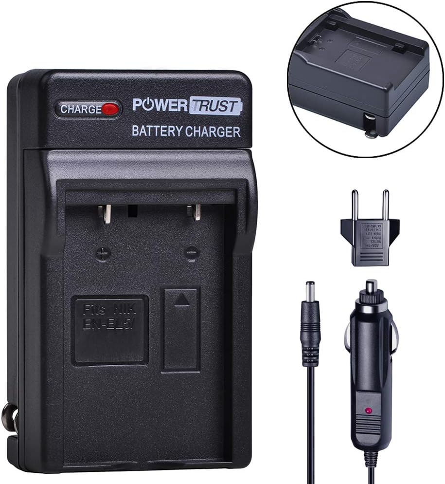 3X EN-EL5 EL5 Kits de batería y cargador rápido para Nikon ENEL5 CoolPix 3700, 4200, 5200, 5900, 7900, P3, P4, P80, P90, P100, P500, P510, P520,