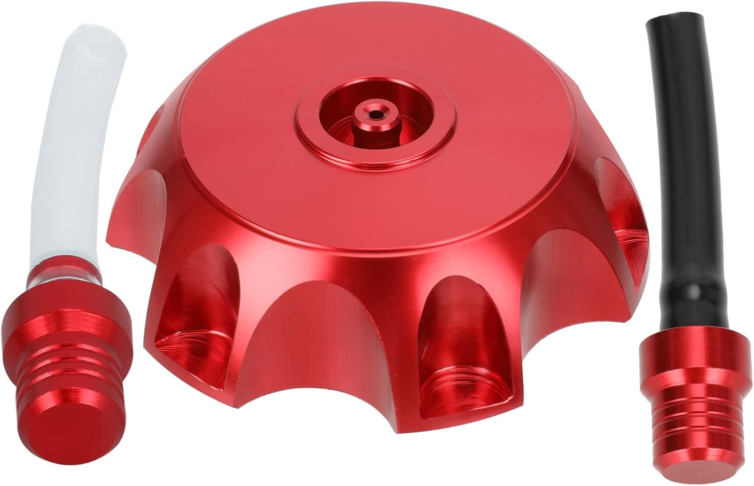 GREHUA Tapa de tanque de combustible de aluminio CNC rojo con válvula de ventilación para SSR 125 Taotao DB10 DB14 SDG107 Probike 50cc 90cc 110cc