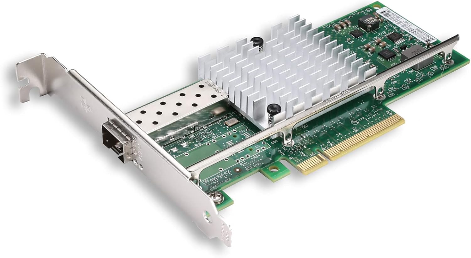Tarjeta de red PCI-E NIC de 10 Gb, con chip Intel 82599EN, comparada con Intel X520-DA1, puerto SFP+ único, PCI Express X8, adaptador de red