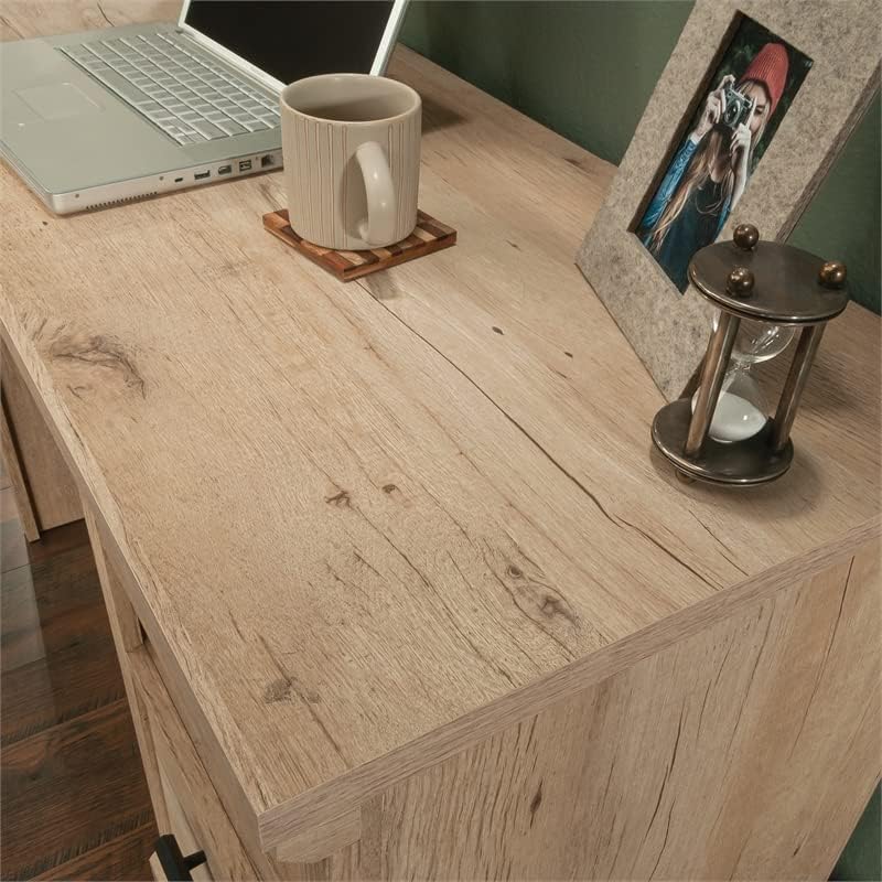 Sauder Aspen Post – Escritorio de madera con acabado de roble