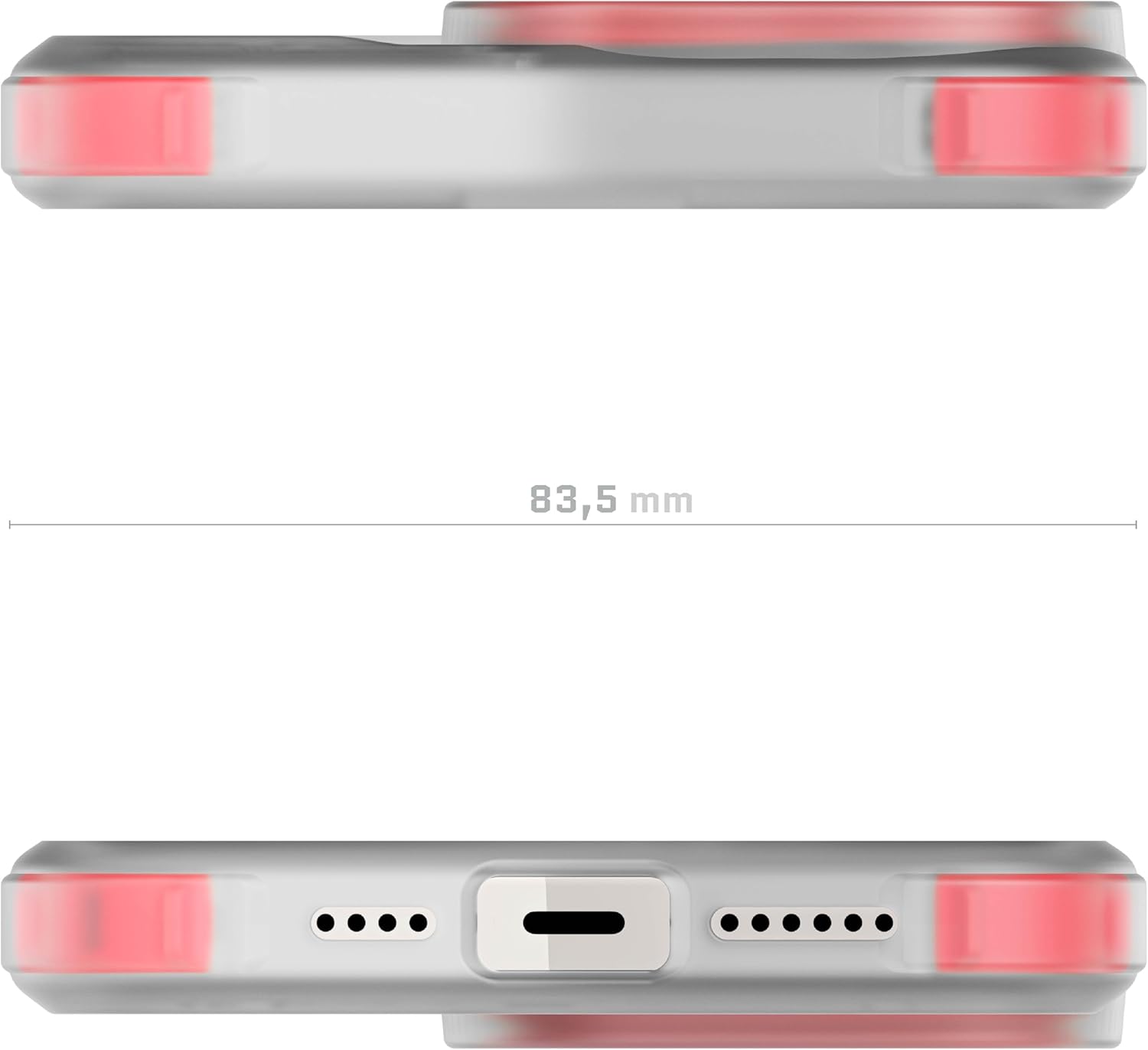 Ghostek Covert – Funda transparente para iPhone 15 Pro Max, compatible con Apple MagSafe, fusión de silicona, ajuste delgado, a prueba de golpes
