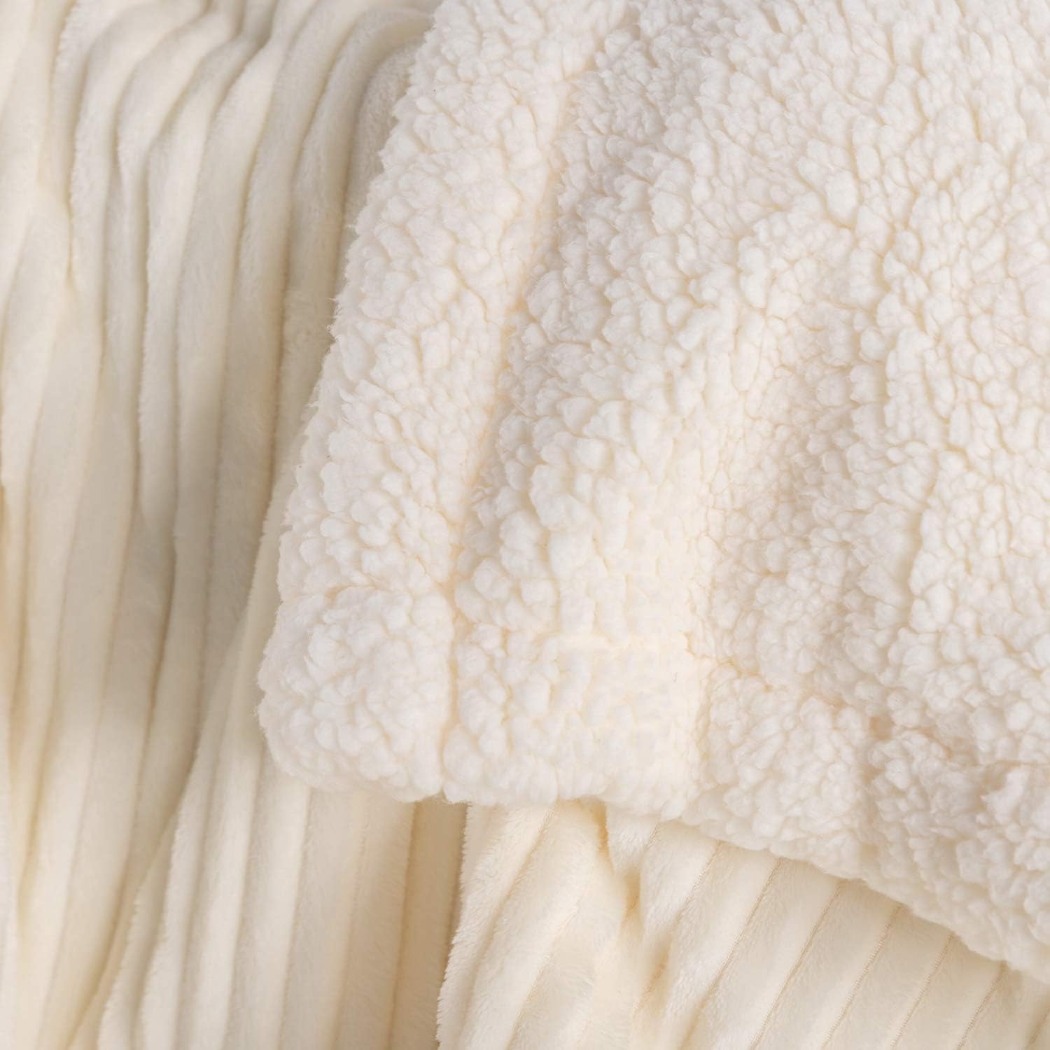DISSA – Manta de tela polar sherpa, suave y mullida, cálida y acogedora, ideal para todas las estaciones, para sofá, cama, sillón