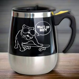 Taza autoagitación de acero inoxidable para café, té, chocolate caliente, taza de leche para oficina, cocina, viajes, hogar, 13.5-15.2 fl oz15oz Taza autoagitación de acero inoxidable para café, té, chocolate caliente, taza de leche para oficina, cocina, viajes, hogar, 13.5-15.2 fl oz15oz