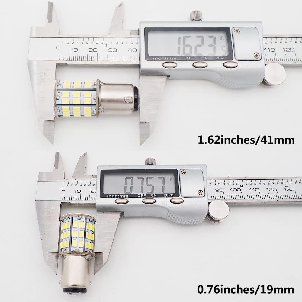 GRV Ba15d 1142 1076 Bombilla LED 4W 56-2835SMD Super Brillante ACDC12V-24V 40W Reemplazo halógeno para RV Remolque, Camper, Autocaravana, Luces