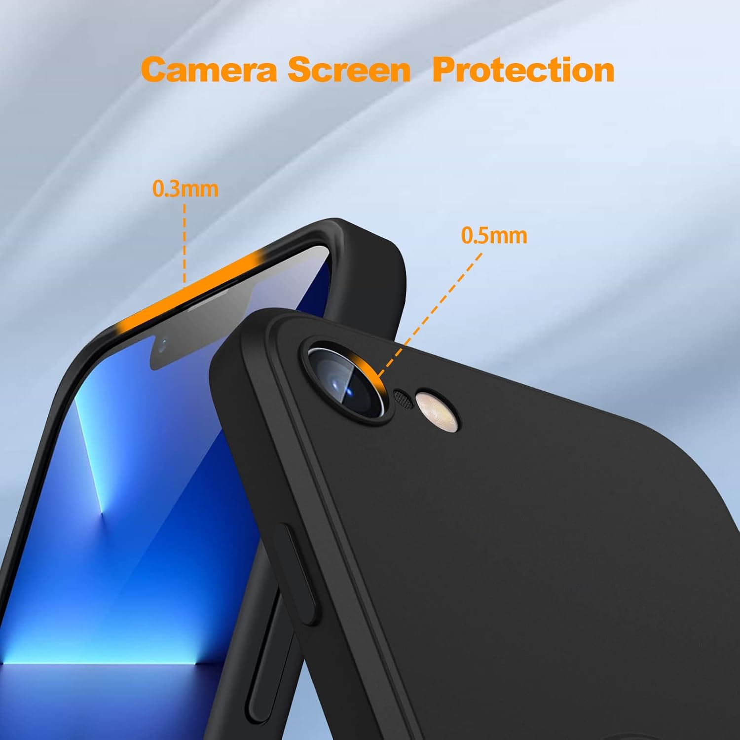 Funda para Samsung Galaxy A12 4GM12, funda de goma de gel de silicona líquida, cubierta de parachoques de teléfono no amarillenta, funda de silicona