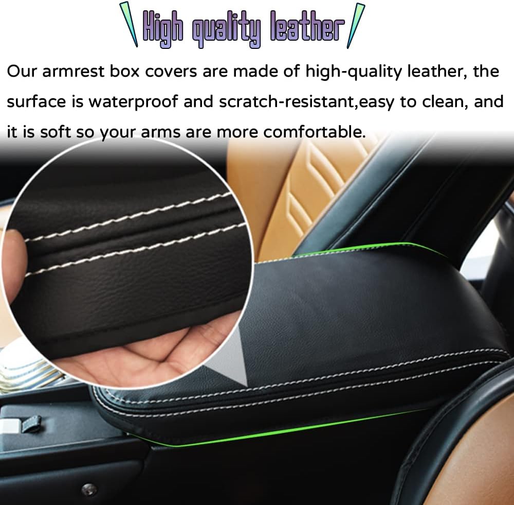 Accesorios interiores personalizados para Lexus NX 300 300h 2015 2016 2017 2018 2019 2020 2021 funda de cuero para reposabrazos centrales,