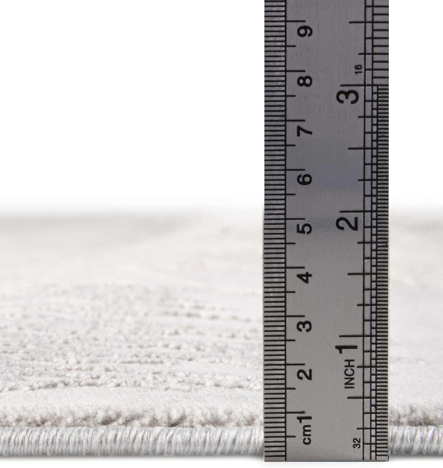 Unique Loom Finsbury Collection – Alfombra de área (2 x 3 pies, rectangular, grismarfil)