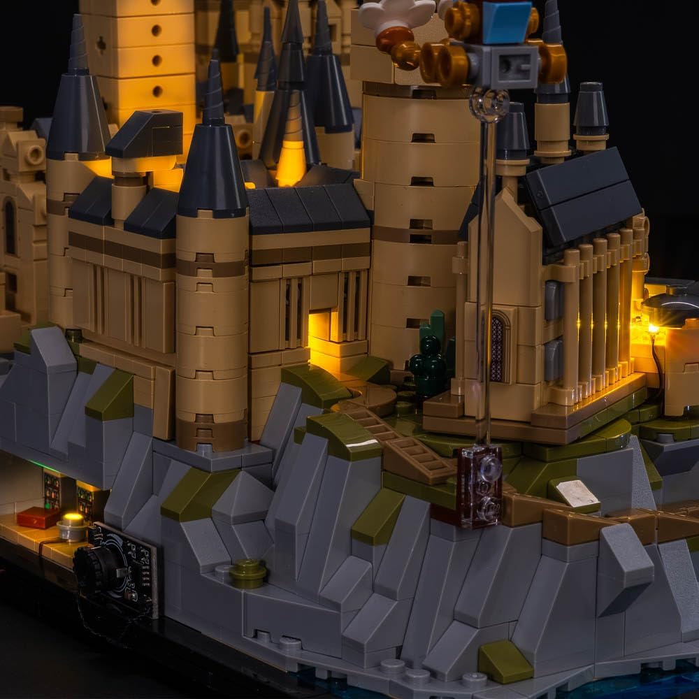 Light My Bricks Kit de luces compatible con Lego Harry Potter Hogwarts Castle and Grounds 76419 (juego no incluido)