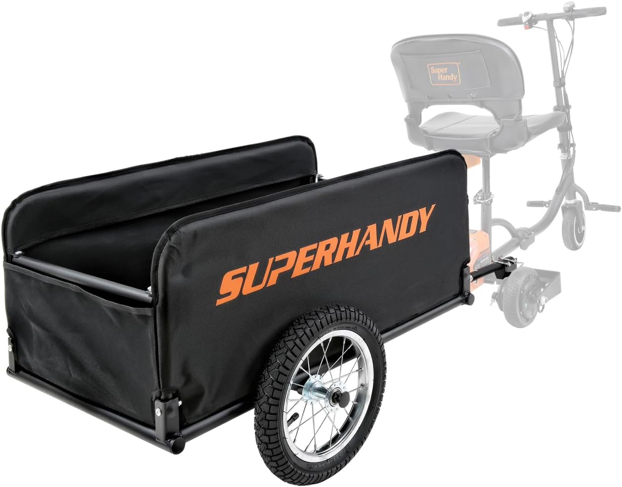 SuperHandy Carro plegable, ligero, capacidad de 155 libras, montaje sin herramientas, compatible con scooters de movilidad GUT112GUT140GUT142
