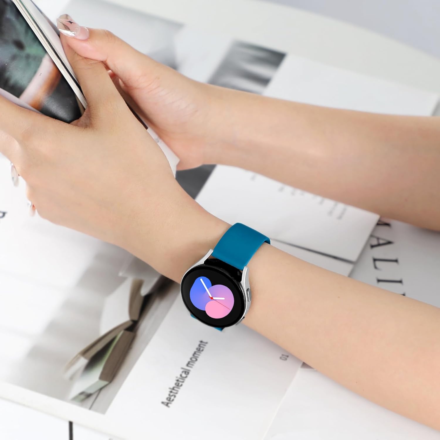 Paquete de 3 correas para Samsung Galaxy Watch 66 Classic de 1.575 in 1.732 in 1.693 in 1.850 in, Galaxy Watch 5Galaxy Watch 4, correa de repuesto