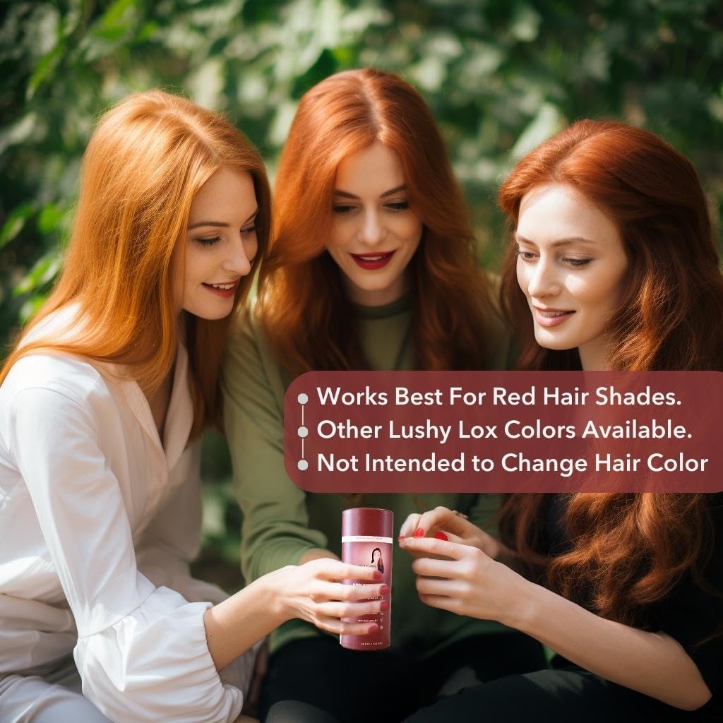 Champú seco en polvo para tonos de cabello rojo, todos los ingredientes naturales, no aerosol, no tóxico, embalaje respetuoso con la tierra