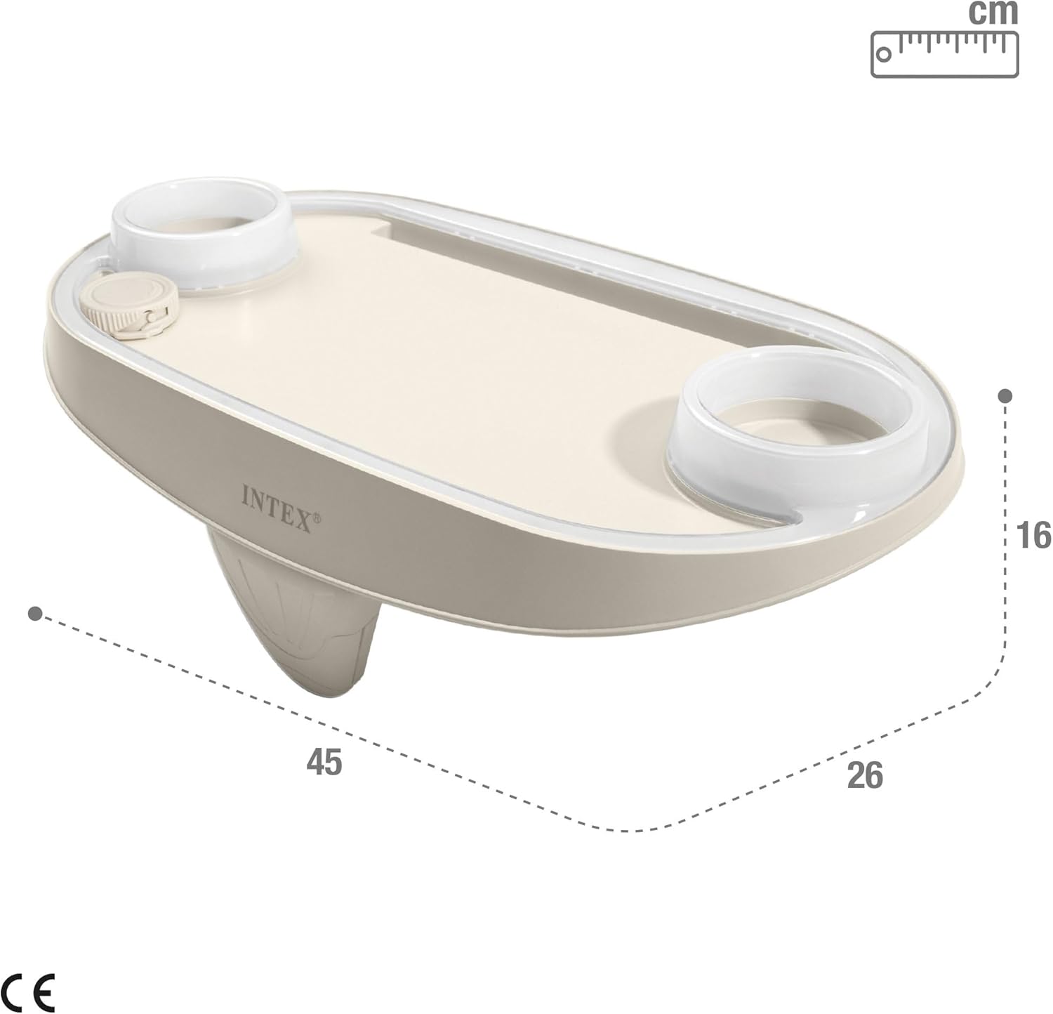 Intex Bandeja de spa con luz