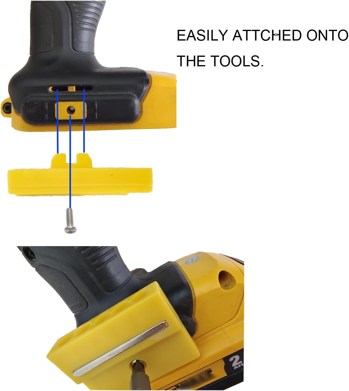 NXPOXS Magnetic Bit Holder Drill Bit Organizer Fit for Dewalt 20V Drills Screwdriver and Impacts (4PCS)