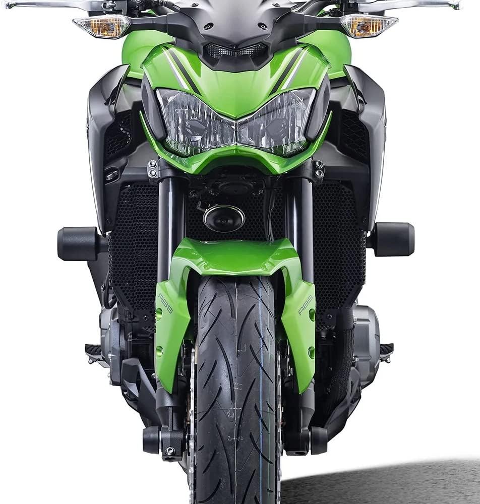 Deslizadores de choque de marco de motocicleta para adaptarse a Kawasaki Z900 Z900 SE Z900RS Z900 RS CAFE Protector de choque del motor (negro)