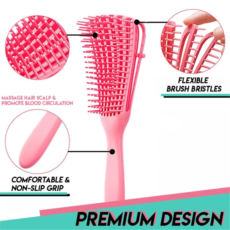 Cepillo desenredante mágico – Rosa