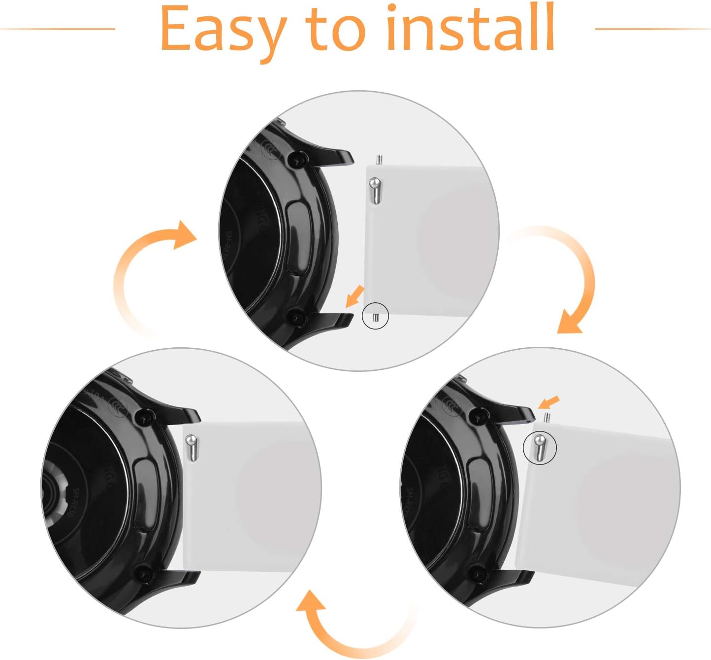 Vanjua Bandas compatibles con Garmin Venu 2 Plus, Venu Sq, Venu y Vivoactive 3, correa de repuesto deportiva de silicona suave para Garmin Vivomove