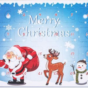 Countdown Day – Caja de pulsera para niños de Papá Noel, juego de bricolaje con la llegada de las vacaciones, caja de regalo, calendario de pared de Countdown Day – Caja de pulsera para niños de Papá Noel, juego de bricolaje con la llegada de las vacaciones, caja de regalo, calendario de pared de