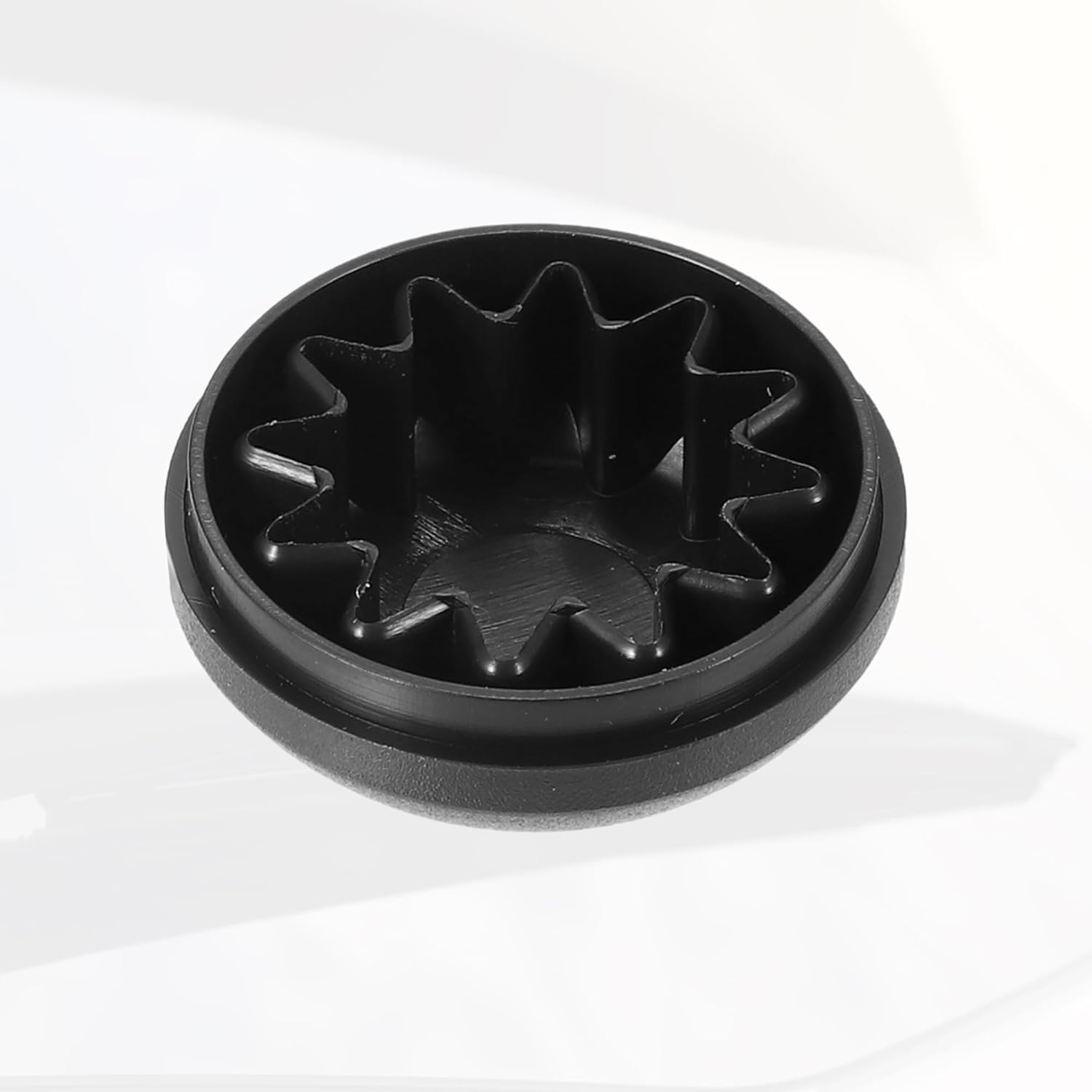 ACROPIX Tapa de tuerca de brazo de limpiaparabrisas delantero, color negro, para Jeep Compass 2017-2022, paquete de 1