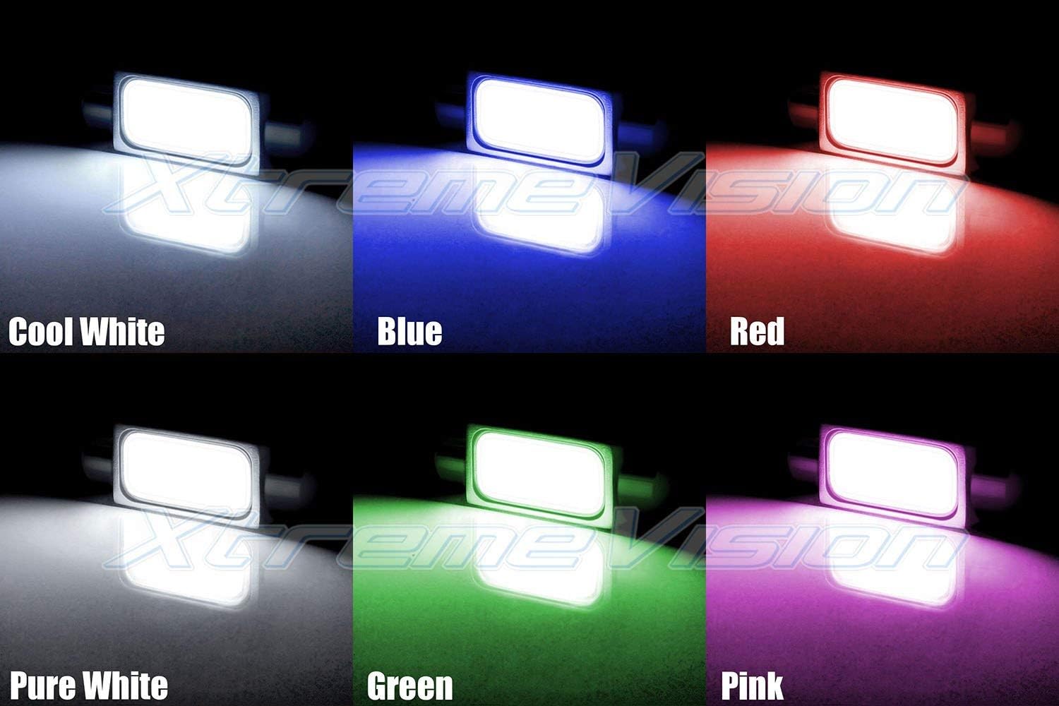 XtremeVision LED interior para Nissan Xterra 2005-2014 (8 piezas) kit de LED interior azul + herramienta de instalación
