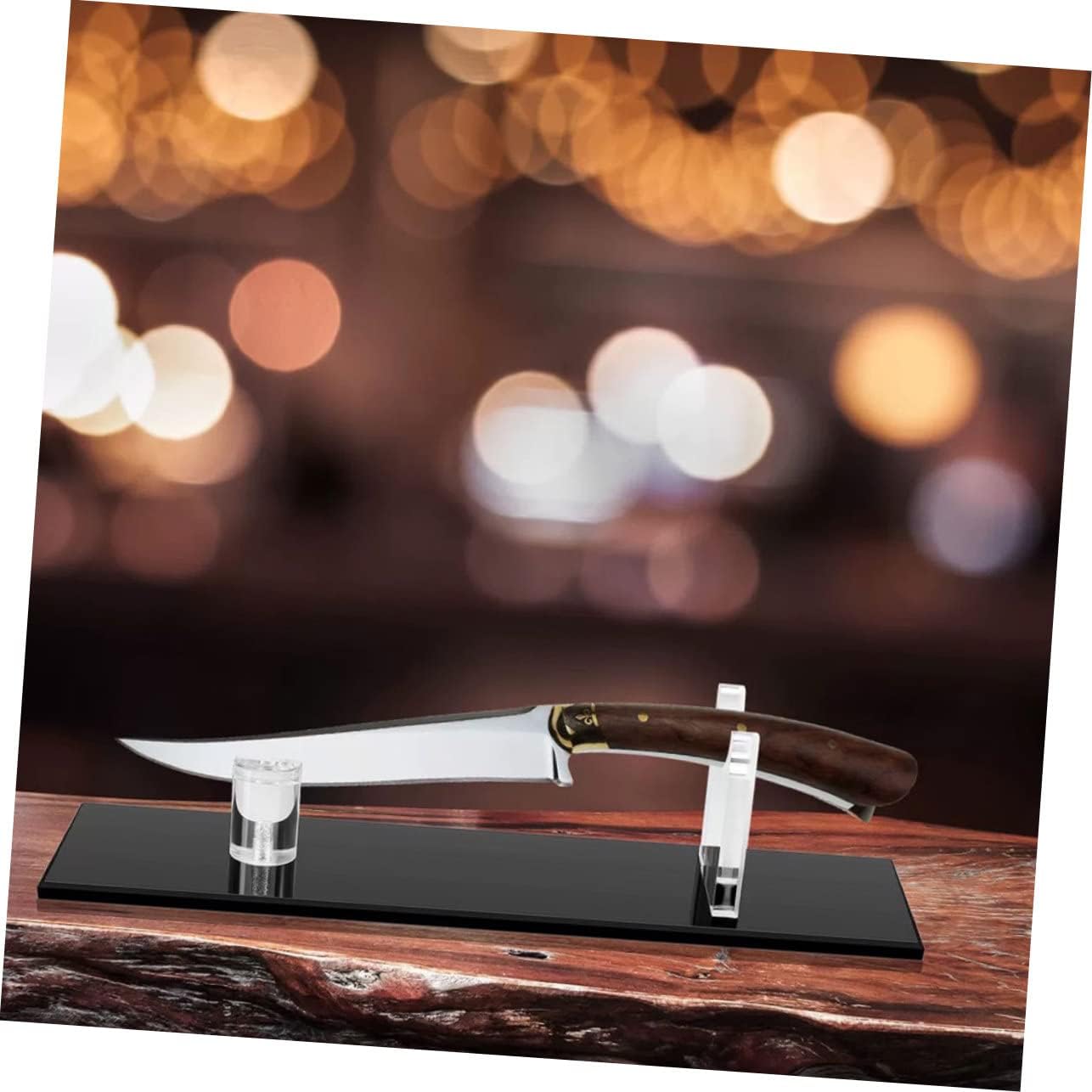 PRETYZOOM Display Stand Single Stand Desktop Rack Samurai Holder Japanese Sword Stand Wooden Stand Drawer Block Base Display Shelf Home Cutter Rack