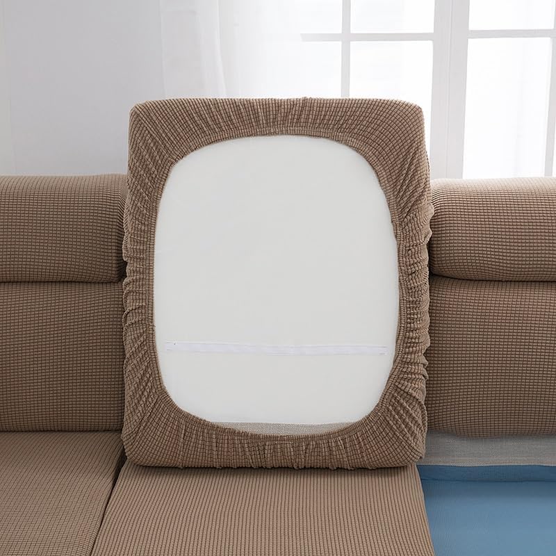 Funda de cojín elástica para asiento de sofá, funda de cojín ajustable para sofá, protector de muebles, fundas de cojín modulares de lujo para sofá
