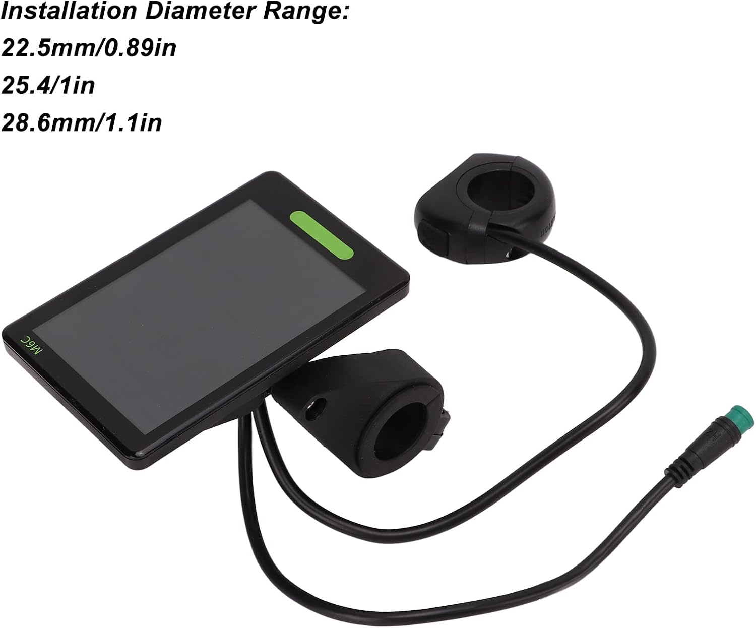Pantalla LCD de bicicleta eléctrica, 24 V, 36 V, 48 V, 60 V, medidor de pantalla eléctrica impermeable, panel de control de pantalla LCD de pantalla