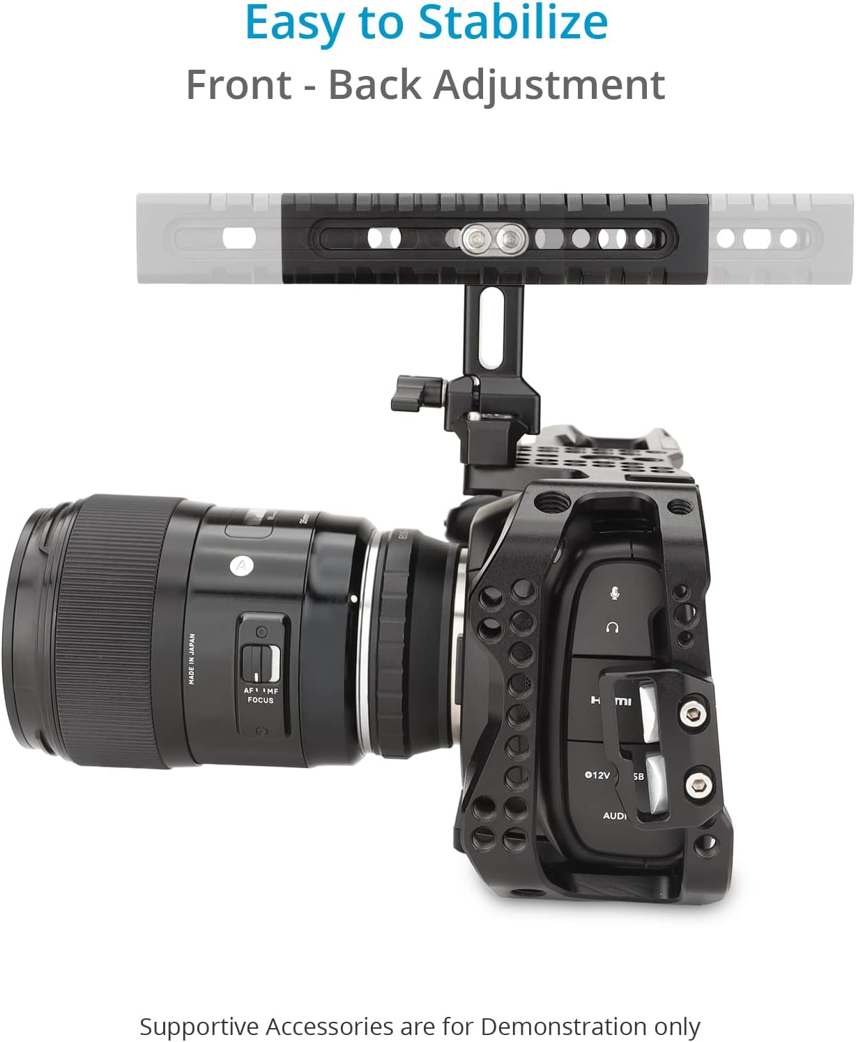 PROAIM SnapRig – Mango superior NATO para cámara réflex digital pequeña y mediana  Diseño ajustable con agarre cómodo y seguro  Ofrece múltiples