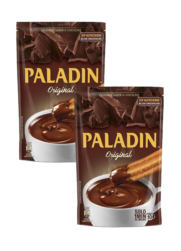 Paladin Original Chocolate caliente grueso A la taza Like a Pudding Mix listo en un minuto, 12 oz (340 gr), paquete de 2
