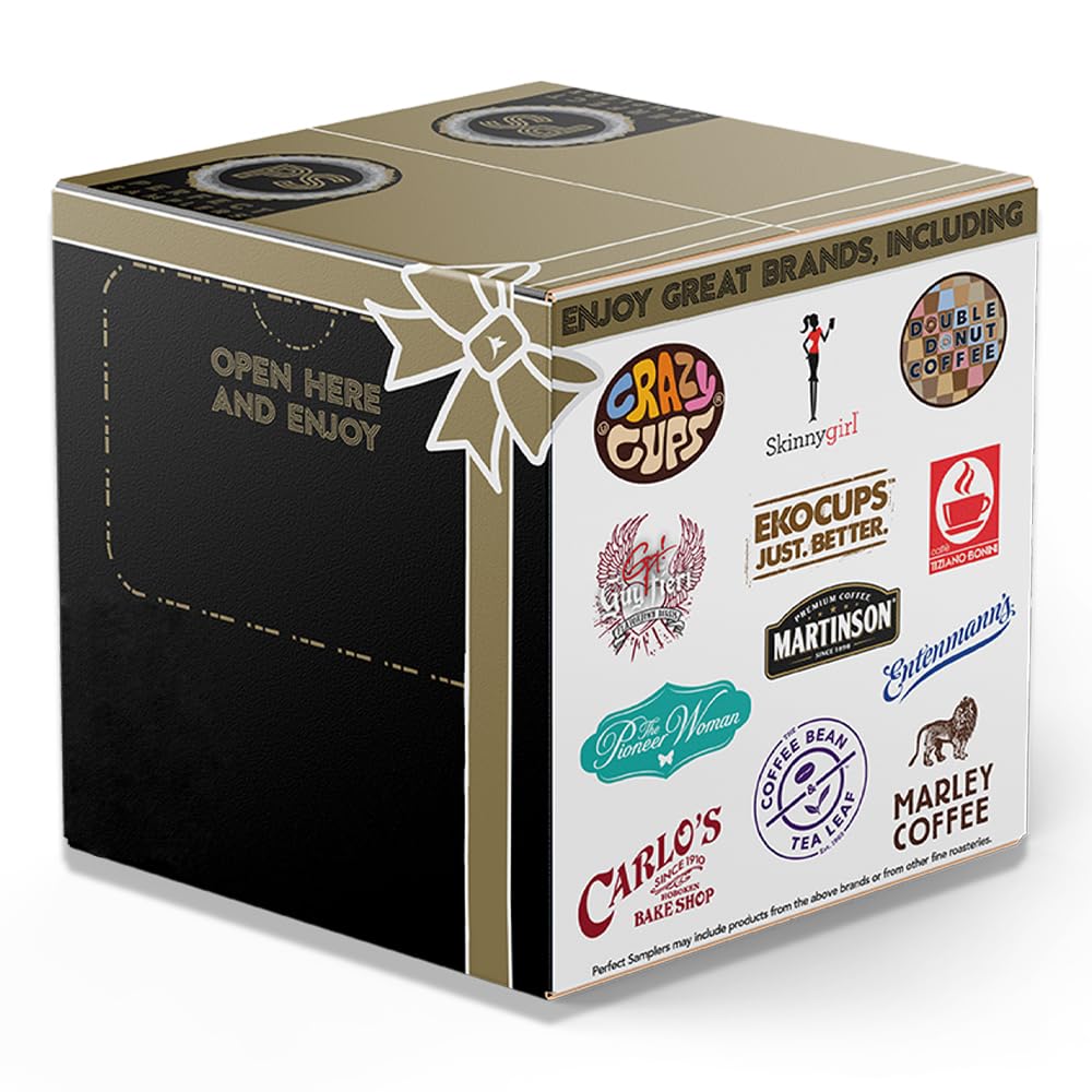 EKOCUPS Paquete de cápsulas de café orgánicas variadas de comercio justo, 30% más de café por taza, café gourmet ligero, medio y oscuro para