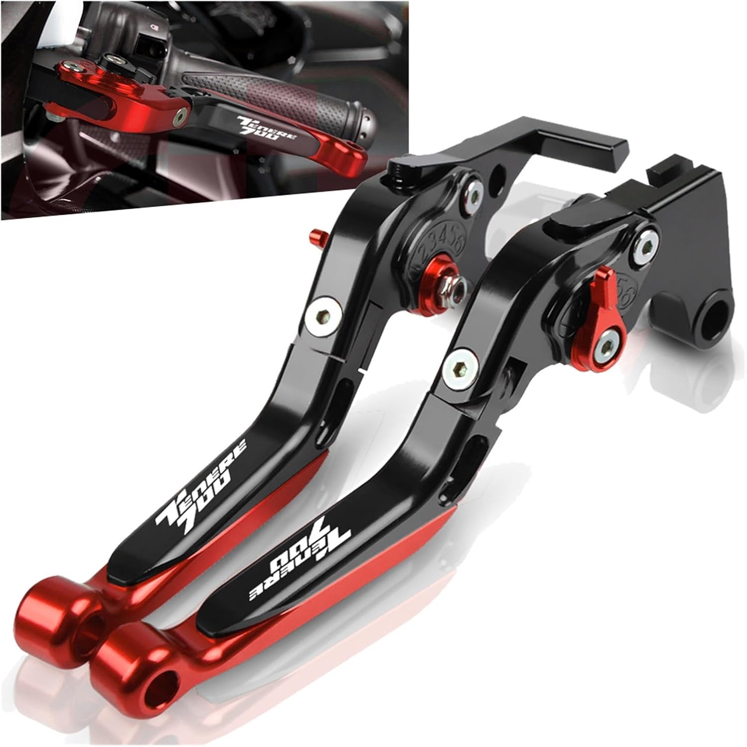 Para Yamaha y Ha TENERE 700 2019-2020 Tenere700 XTZ 700 XTZ700 Mango Embrague de freno Accesorios de motocicleta Palancas de embrague de freno