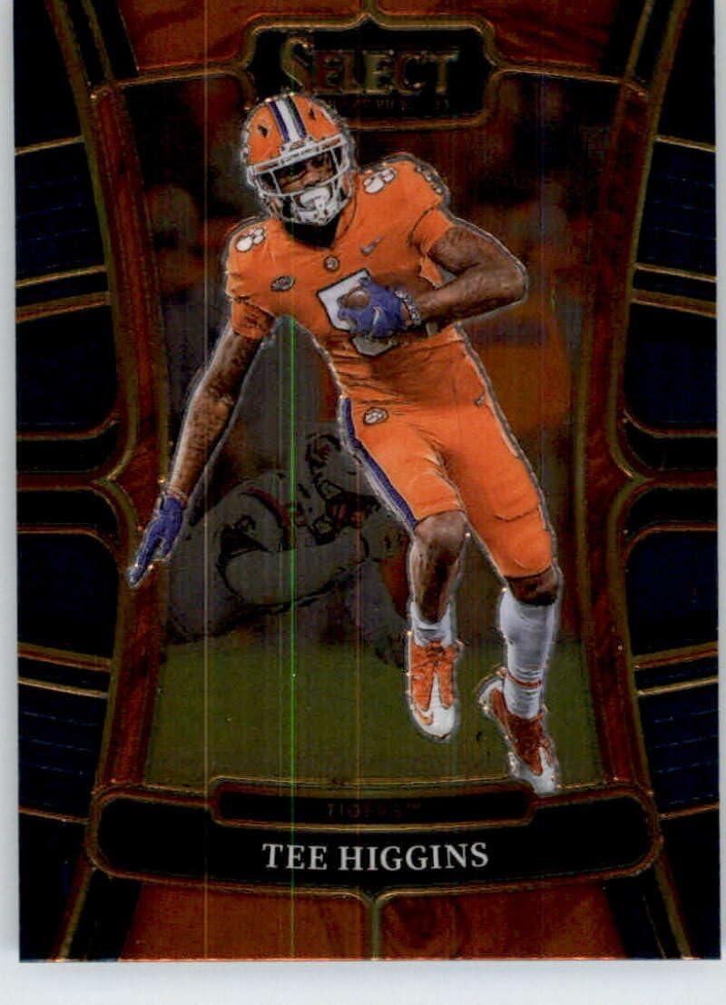 2023 Panini Select Draft Picks Blue #66 Tee Higgins Clemson Tigers Concourse Official NCAA Football Card in Raw (NM or Better) Condition