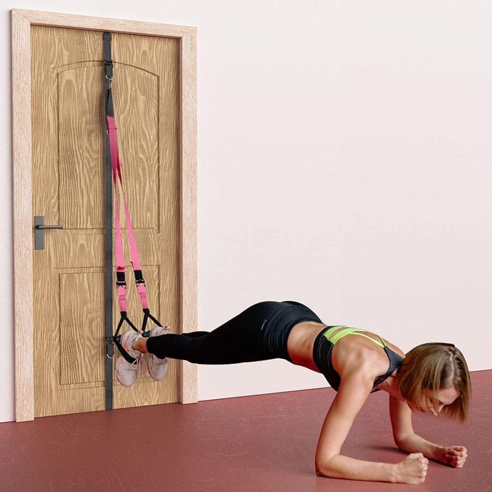 Kit de resistencia de fitness de peso corporal Anclajes de puerta de correa de extensión