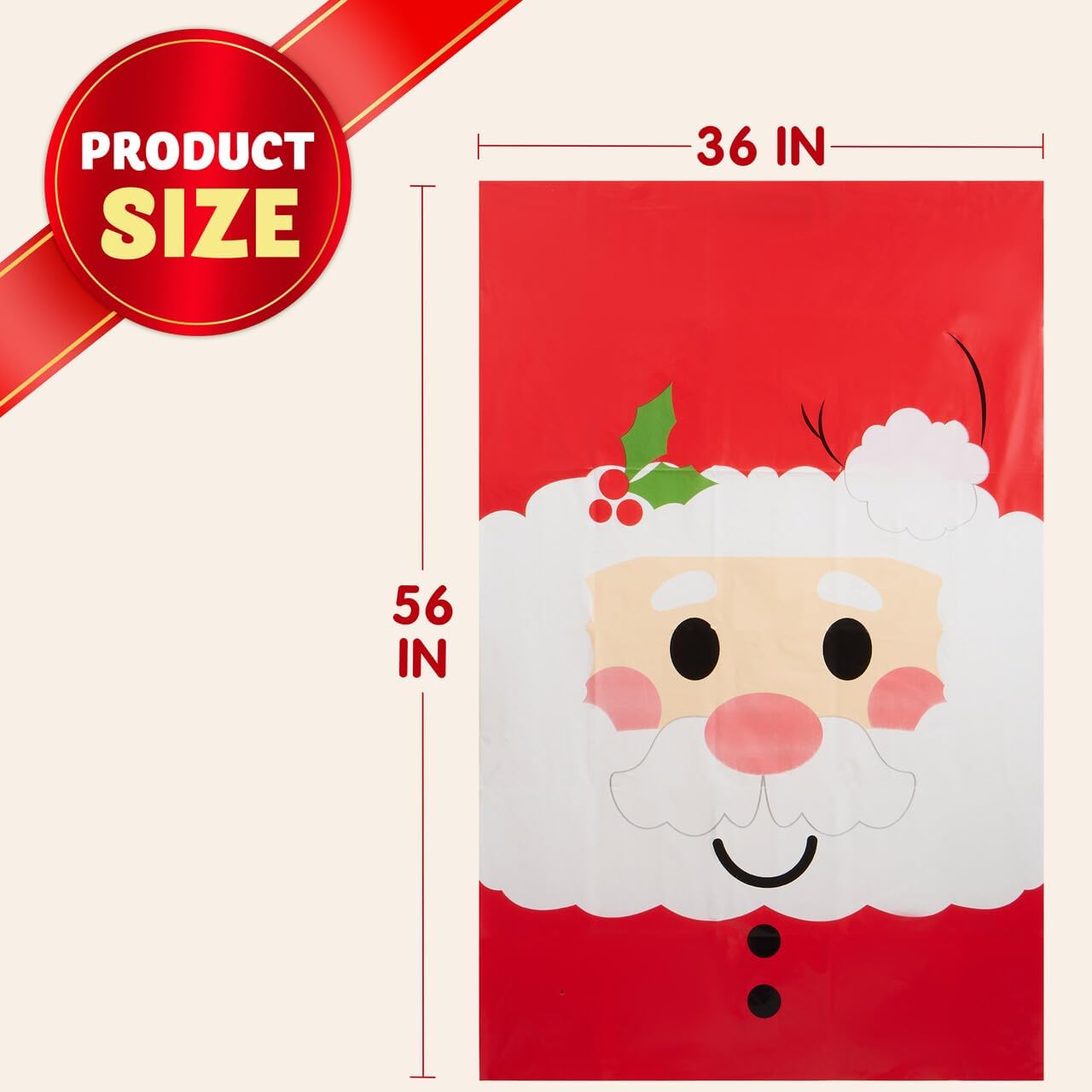 JOYIN 3 bolsas de regalo de Papá Noel jumbo de 56 x 36 pulgadas con etiquetas de regalo para temporada de Navidad, regalos, regalos festivos,