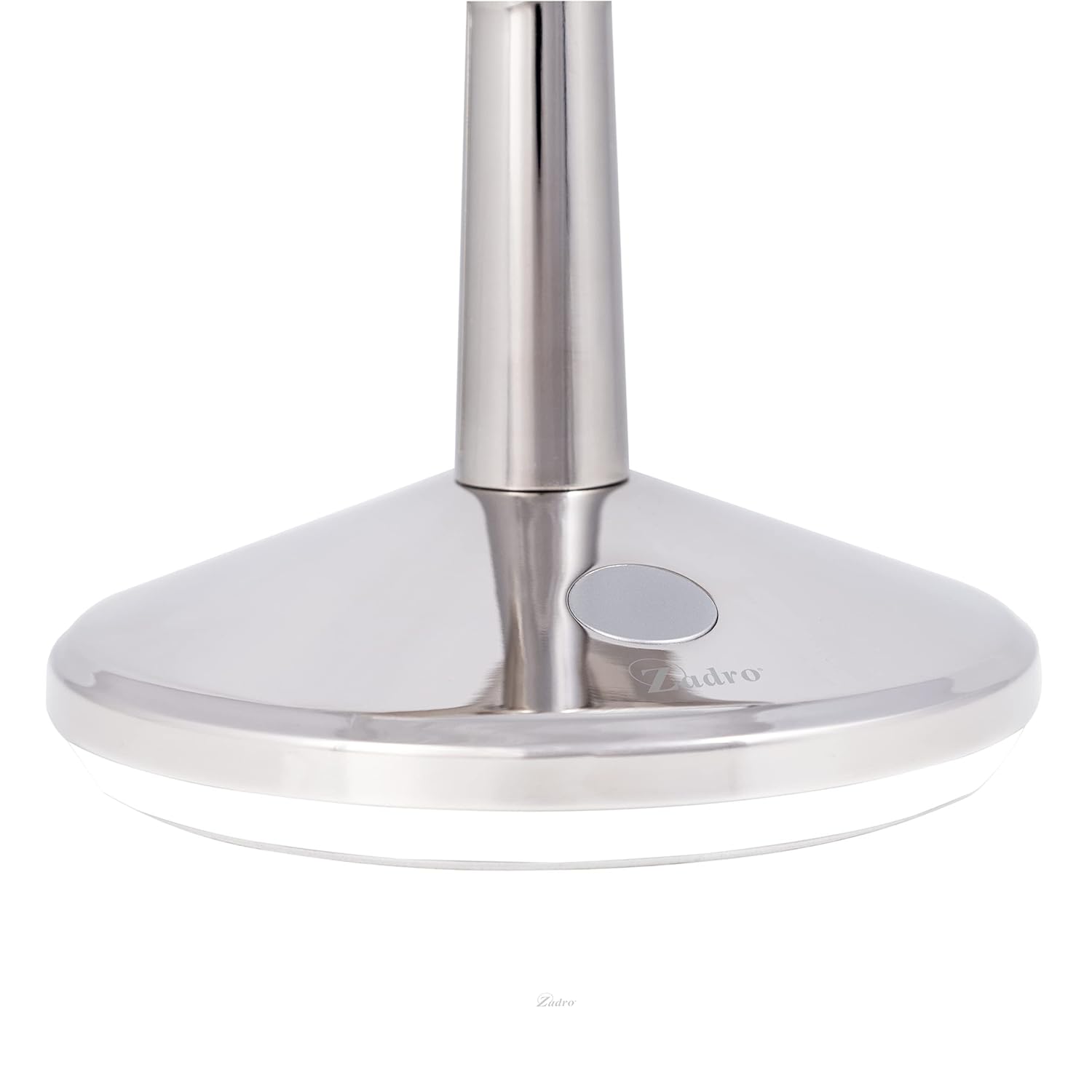 Zadro 9″ Oval Cordless LED Lighted Makeup Mirror with Magnification 5X1X Touch Pad Makeup Mirror with Lights USB Port