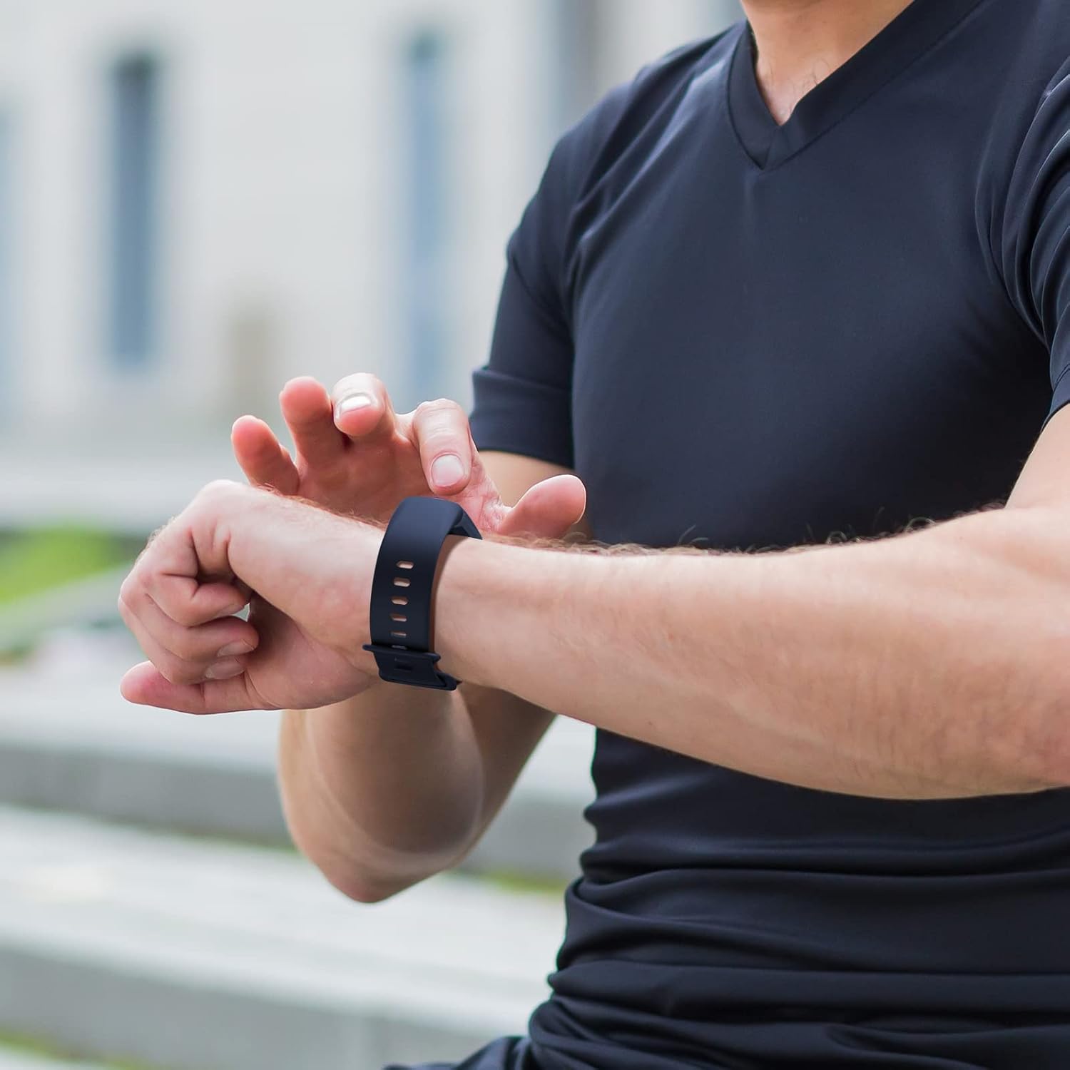 Paquete de 12 correas compatibles con Fitbit Charge 5, correas de repuesto de silicona suave transpirable para Fitbit Charge 5 Advanced Fitness