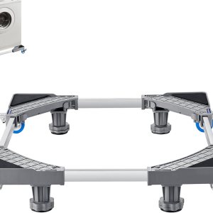 Mini soporte para refrigerador, base móvil universal de 27 pulgadas con 4 pies fuertes, 4 ruedas giratorias de bloqueo, base móvil ajustable para Mini soporte para refrigerador, base móvil universal de 27 pulgadas con 4 pies fuertes, 4 ruedas giratorias de bloqueo, base móvil ajustable para