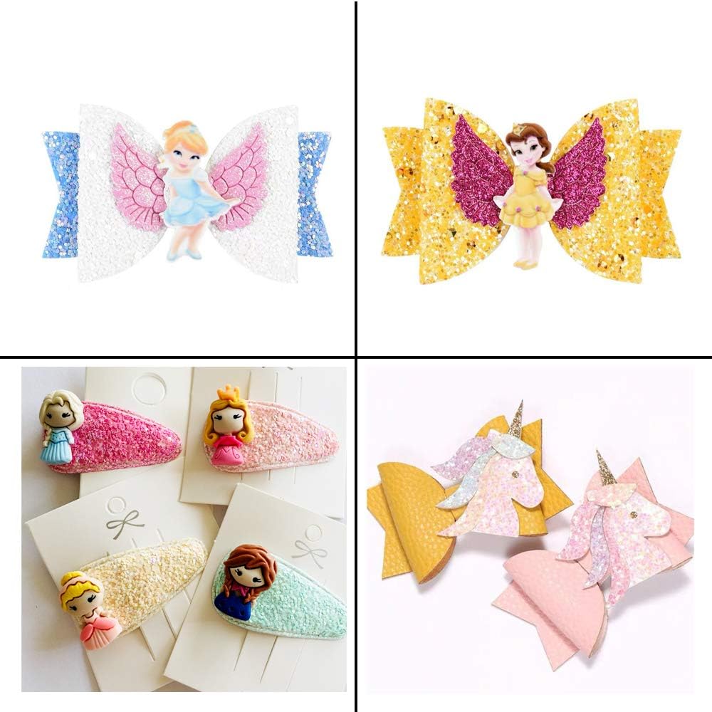 SOV Tela de vinilo de piel sintética con brillantina ultra gruesa, perfecta para llaveros, moños, bolsos, costura, patchwork, DIY, manualidades, 1