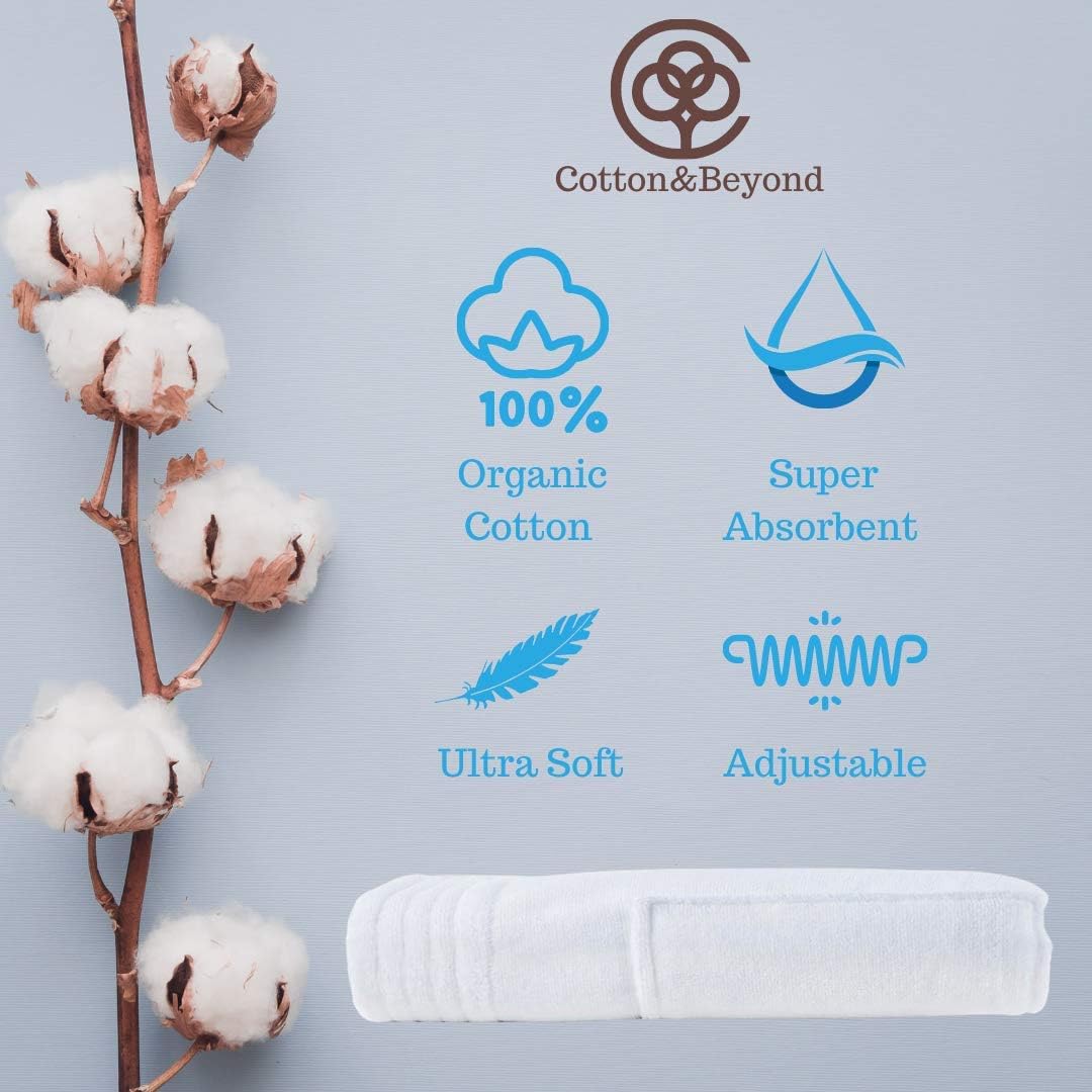 C&B – Toalla envolvente para mujer, 100% algodón turco orgánico, ajustable, para spa, gimnasio, piscina con bolsillo (azul marino)