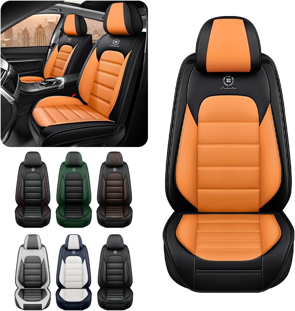 Fundas de asiento de automóvil para Chevrolet Trailblazer EXT 2002-2006, impermeables, suaves, transpirables, de piel sintética, con bolsillos de