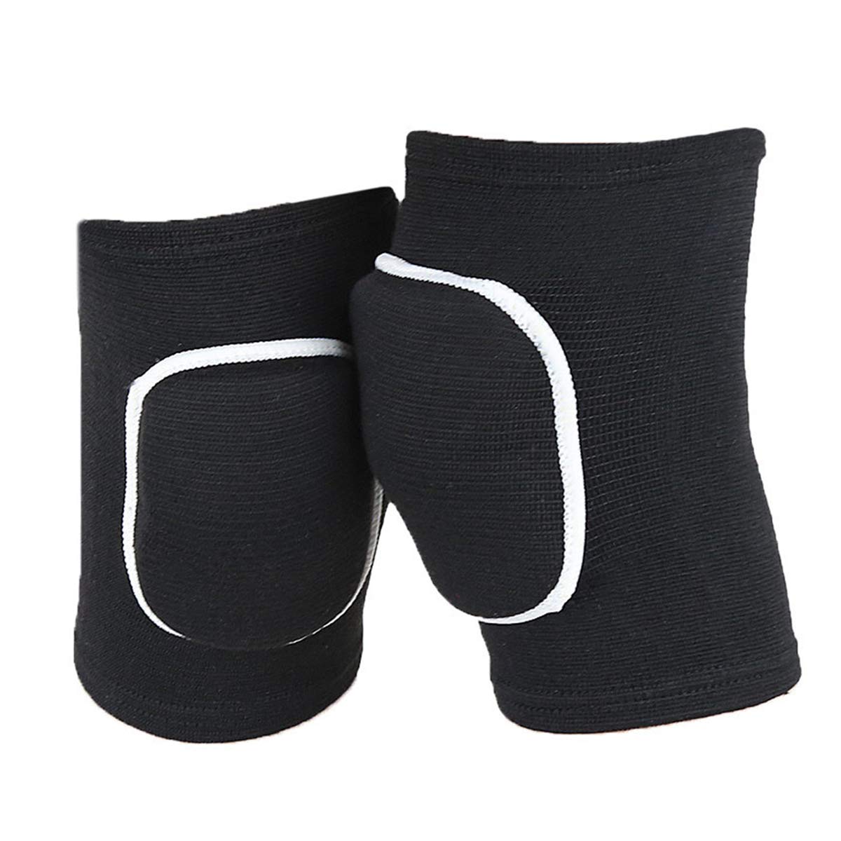 Rodilleras de esponja unisex para niños, calentador de rodilla, elástico, acolchado, soporte de rodilla transpirable, flexible para deportes al aire