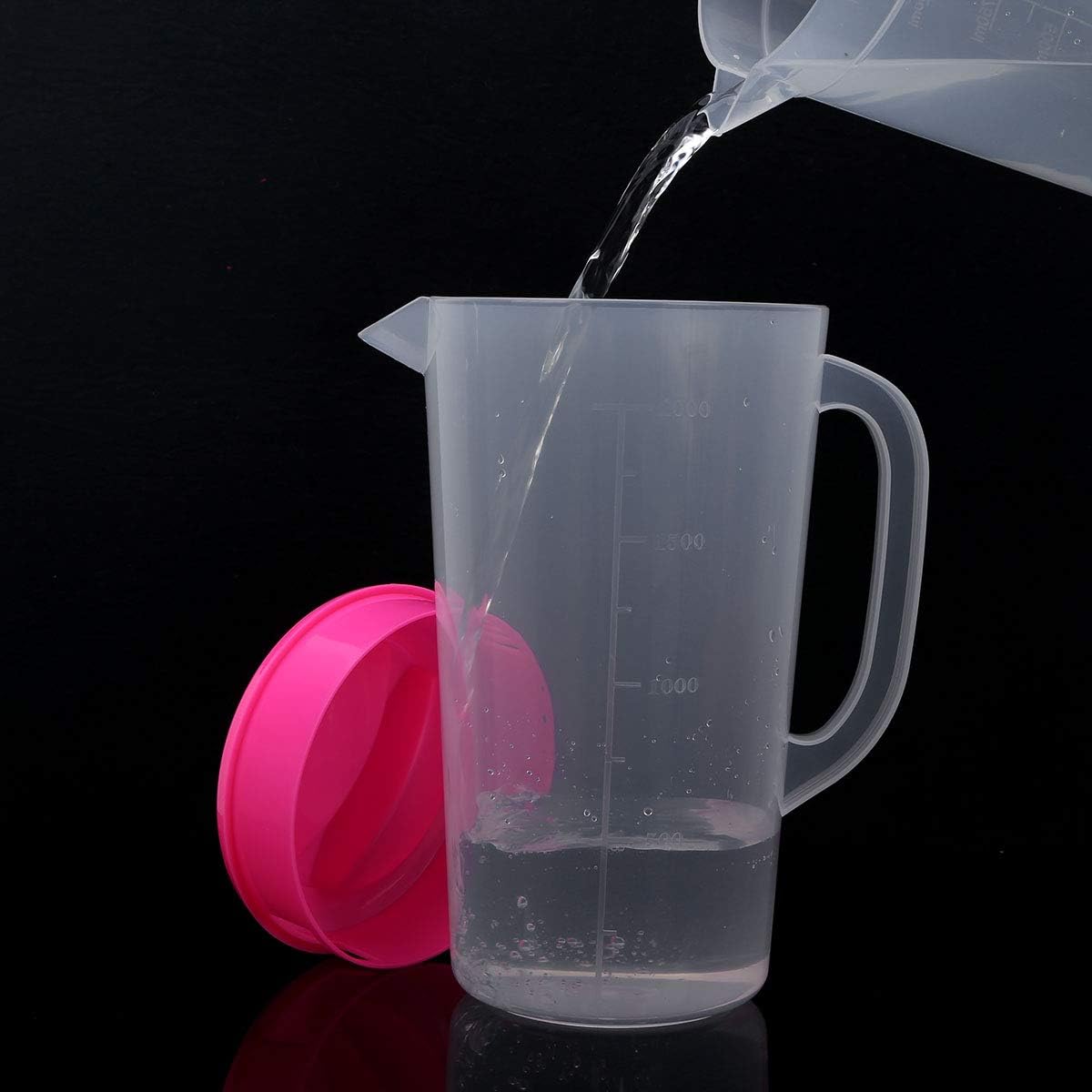 Plastic Straining gallon pitcher,Apto para lavavajillas Rosa 67.6fl oz