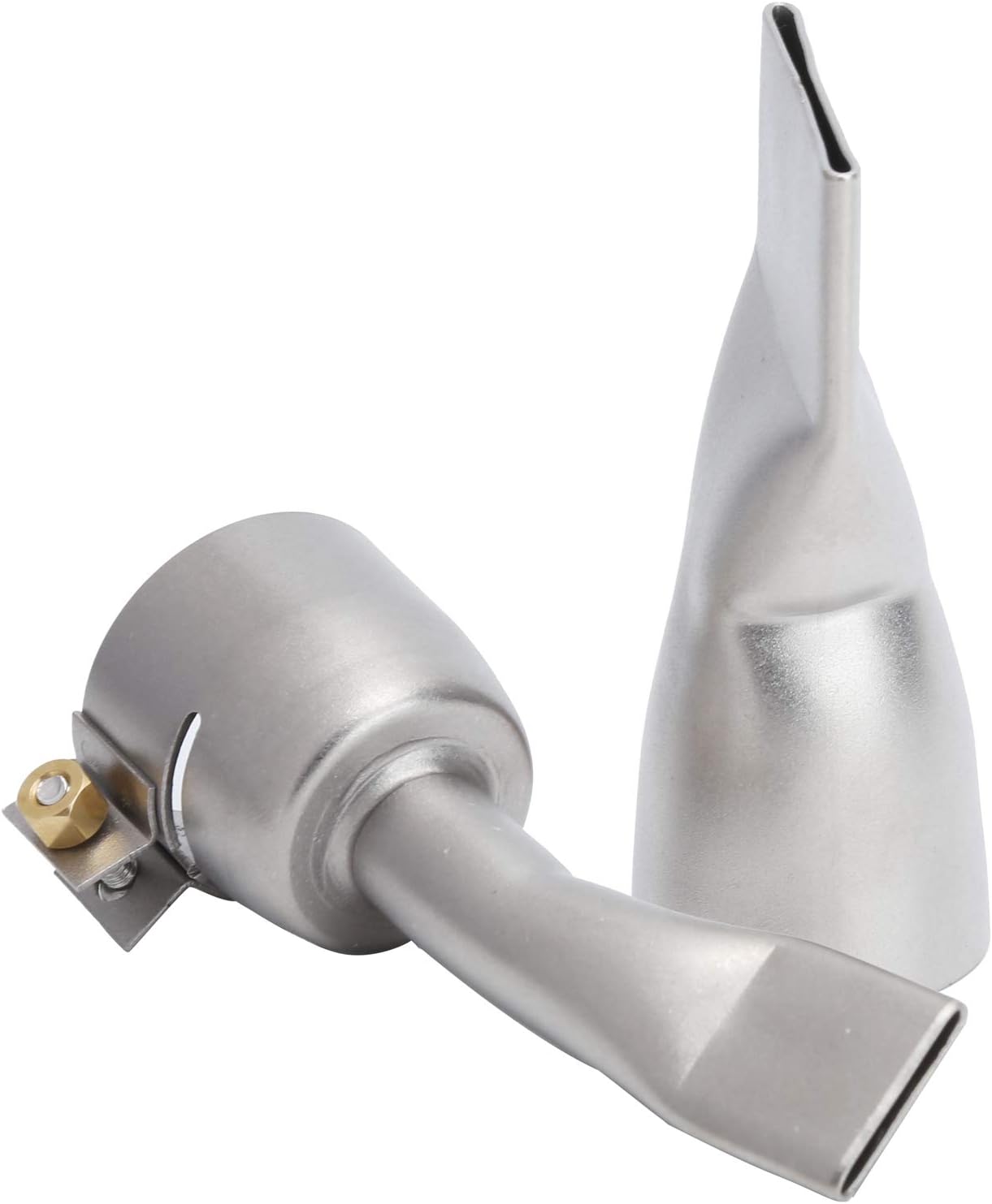Boquilla de soldadura plana, boquilla de soldadura plana de 0.787 in, boquilla de soldadura de acero inoxidable de 1.575 in, herramienta de soldador