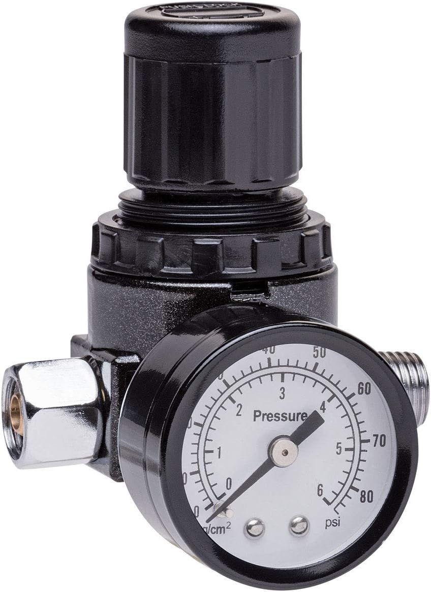 Eastwood Regulador de aire de calibre Concours Pro con diseño de diafragma eficiente de 0-80 PSI