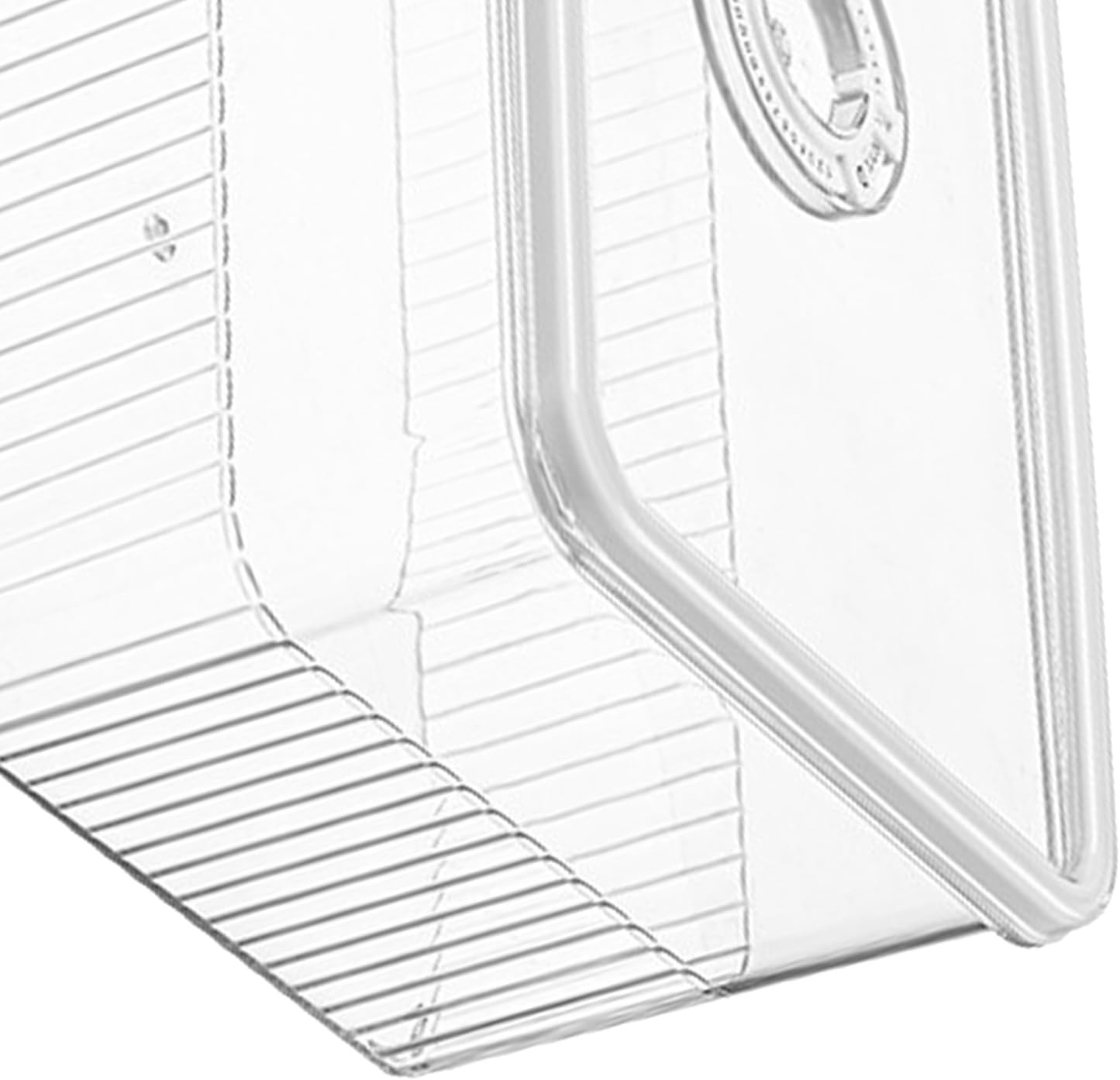 TOPINCN Contenedor de almacenamiento de frutas para refrigerador, caja de almacenamiento para refrigerador con tapa, plástico transparente sellado