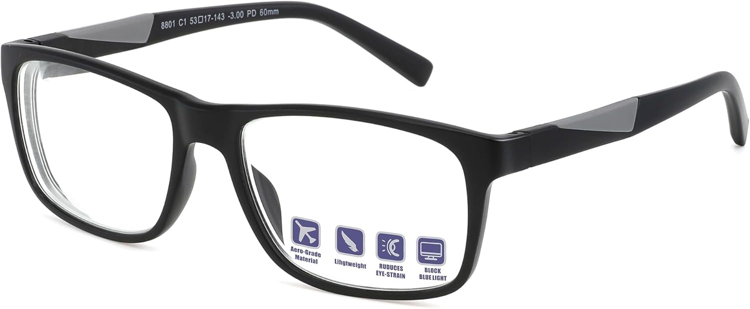 Distance Nearsighted Glasses For Men Women Near Sighted Vision Driving Farsighted Blue Light Computer Eyeglasses